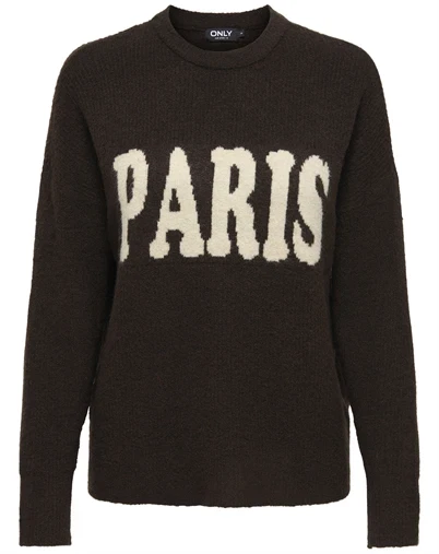 Only - ONLJerico Pullover Strik - Coffe Bean